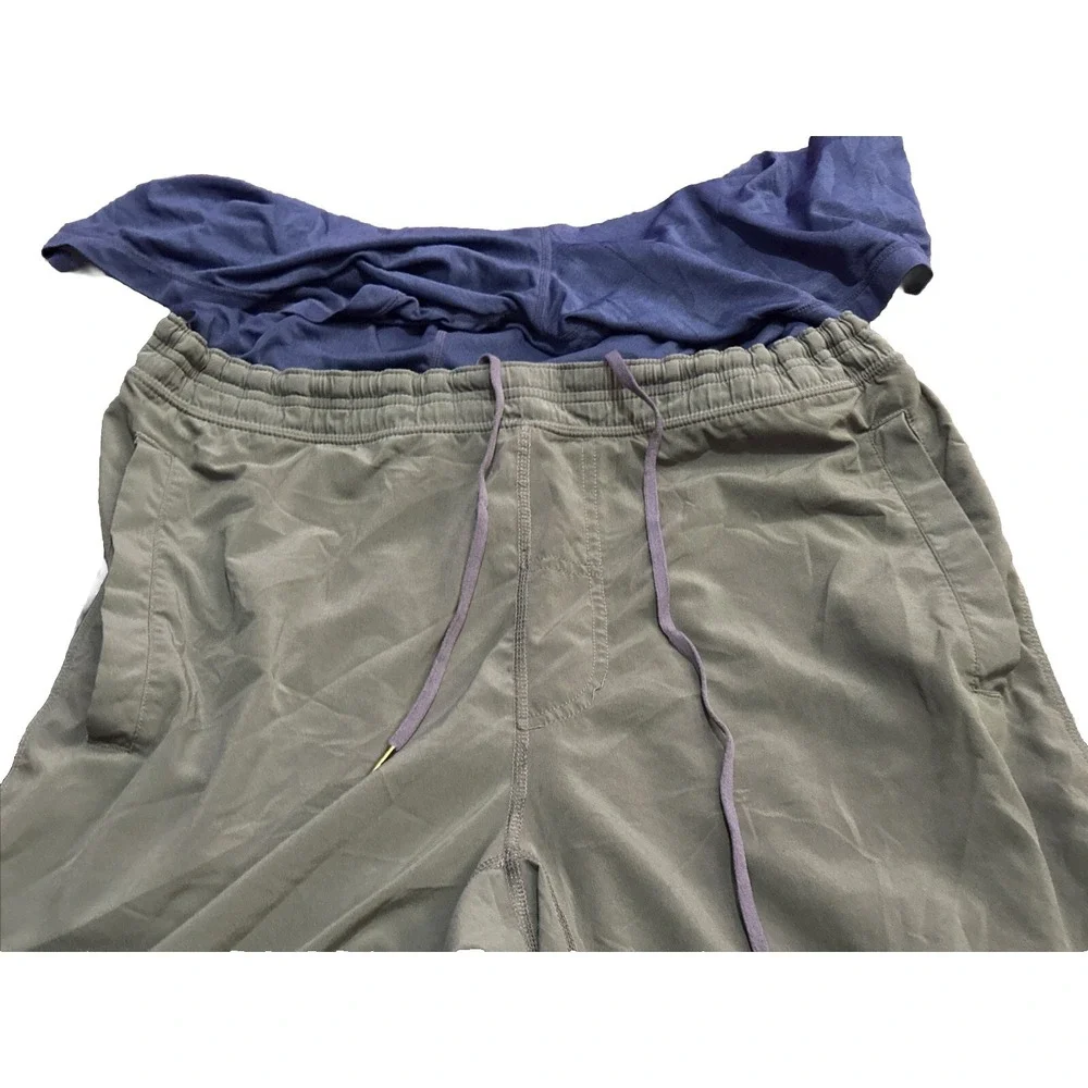 Lululemon Men's Shorts Athletic Gym Workout Shorts Gray W34 9